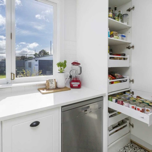 modern storage ideas in an Upper Hutt kitchen design